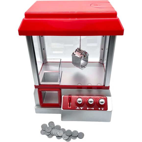 Toy Claw Machine Arcade Game Candy Grabber Crane w/ Coins Lights Sounds Gift - Picture 9 of 16